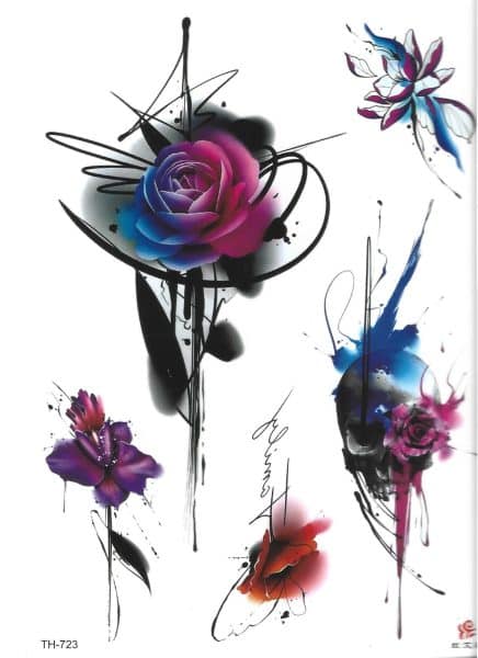 رسمة باقة ورد
